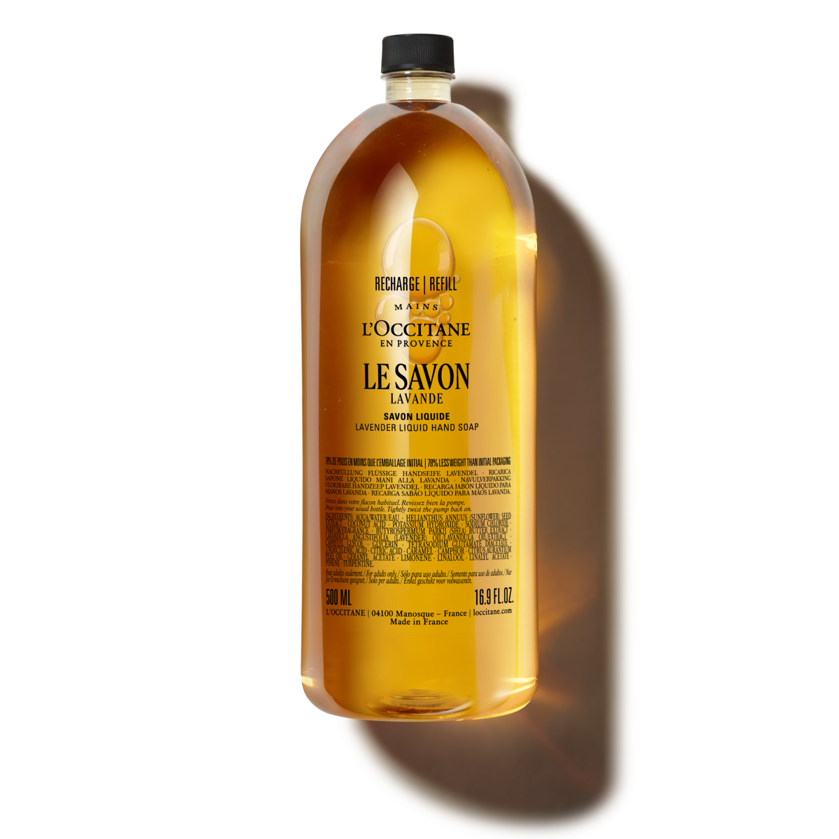 KARITÉ LAVANDE HANDS LIQUID SOAP REFILL 500ML