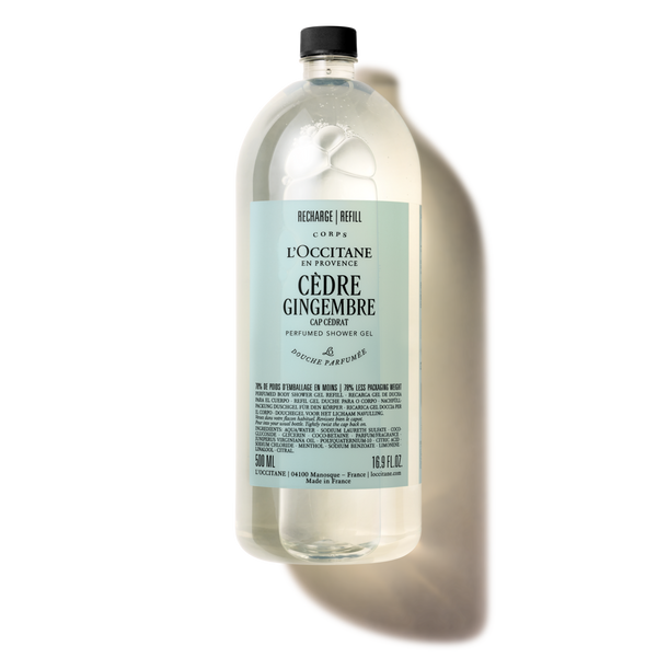 CÈDRE GINGEMBRE PERFUMED SHOWER GEL REF 500ML
